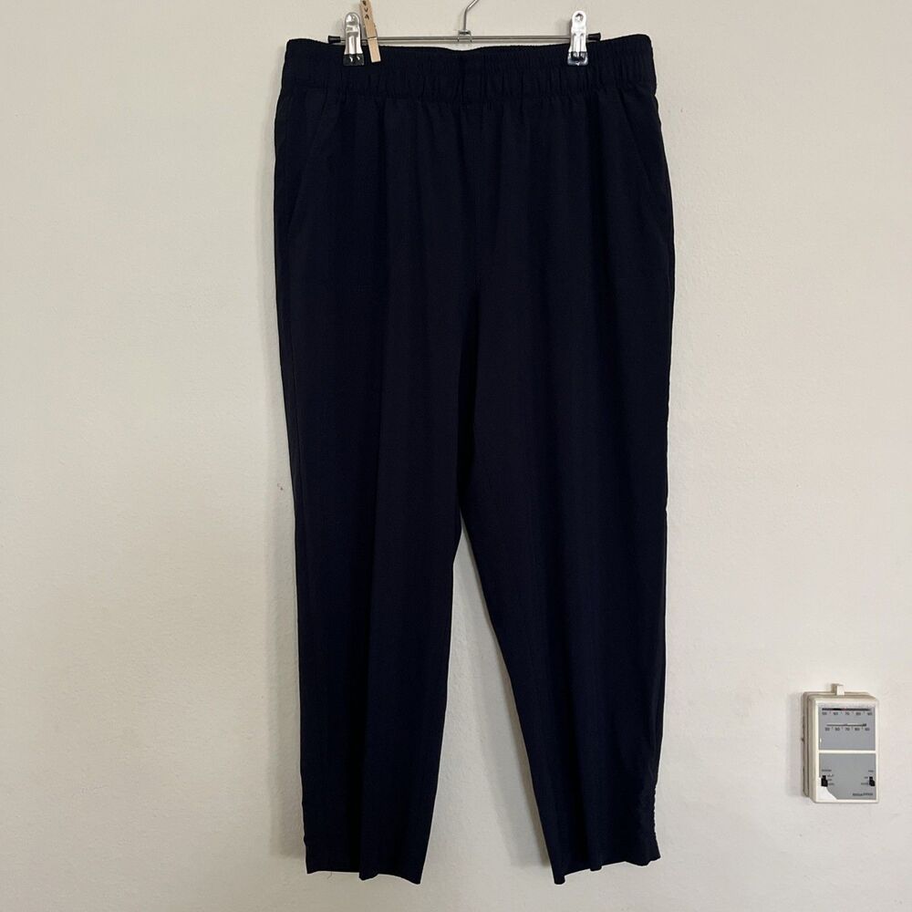 T by Talbots Pull On Navy Blue Slash Pockets Pull On Pants SZ M
